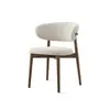 Silla de Comedor de Hierro Forjado para Uso Doméstico, Silla Moderna Minimalista Cómoda con Respaldo, Silla de Diseñador Nórdico, Silla de Maquillaje de Ocio con Forma de Cuerno