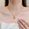 Artículo Popular de Transmisión en Vivo: Collar Hueco de Estrella Chapado en Oro con Diseño de Cristal de Hielo, Estilo Versátil de Lujo Ligero, Cadena para Clavícula de Alta Gama con Forma de Estrella