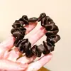 Melaleuca Satín Pedrería Termoadhesiva Goma para el Cabello Estilo Coreano Cuerda para el Cabello Tipo Intestino Accesorios para el Cabello de Alta Gama para Mujer Accesorios para el Cabello Cuerda para el Cabello de Alta Gama para Mujer