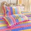 Fundas de almohada de terciopelo de leche, engrosadas para invierno y forradas de forro polar, juego de dos, 48X74cm, funda de almohada para adulto, individual de forro polar coral