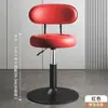 Silla Alta Taburete de Barra Silla Luz de Lujo Sentido de Gama Alta Taburete Elevable Barra de Bar Mostrador Caja Registradora Silla Alta Taburete de Barra para el Hogar