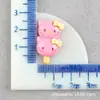 Panda Crema de Fresa Pegamento Accesorios Paleta Hawthorn Confitado Animal de Dibujos Oso Osito Funda para Teléfono Imán para Refrigerador DIY