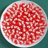 Acessórios de Natal em Desenho Animado Acessórios de Resina Artesanato DIY Enfeites Cola Cremosa Capa de Celular Presilha Ímã de Geladeira de Natal
