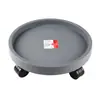 Bandeja Móvil para Macetas con Ruedas Universales, Base con Ruedas, Soporte para Bonsái, Bandeja de Agua Rodante, Diámetro Grande para Plantas en Maceta y Suculentas