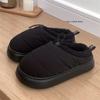 Pantuflas de Algodón Suave sin Cordones, Unisex, Modernas y Sencillas, para Parejas y Estudiantes, Calentitas de Invierno para el Dormitorio