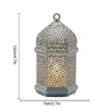 MM3D018-023 Lámpara de Velas Estéreo Adorno Pequeño Luminoso Decoración de Fiesta Festiva Estilo Étnico Luz de Noche de Mesa