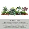 Venta al por mayor spot combinación de plantas verdes artificiales macetero exterior departamento de ventas de calle comercial canaleta para flores decoración de ventana cuadrada