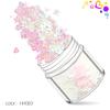 Láser transfronterizo estrella de cinco puntas corazón de melocotón mixto 12 colores lentejuelas para uñas esmalte de uñas cubierta de goma joyería para uñas pegatinas para uñas