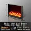 Núcleo de Chimenea Personalizado Fuego Simulado Fuego Digital Embebido Calentador de Fuego Calefacción Sala de Estar Hogar Pared de Leña Embebida