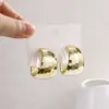 Pendientes de Moda Europeos y Americanos Color Mágico Anchos C Pendientes Acrílicos Geométricos Exagerados Pendientes Distintivos Joyería para Orejas para Mujer