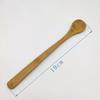 Venda por atacado direta da fábrica colher de tempero de bambu ecológica colher de mel colher de geleia colher com LOGO colher de bambu