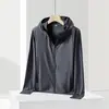 Roupa de Proteção Solar de Verão Japonesa Upf50+ para Mulheres, Roupas de Proteção Solar para Exterior Respiráveis de Seda Gelada Anti-UV com Logotipo Estampado