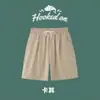 Pantalones Cortos Casuales Finos para Hombre Transfronterizos Estilo Hong Kong, Corte Holgado, Talla Grande, Pantalones Cortos Deportivos de Seda de Hielo para Hombre, Ropa de Exterior de Verano, Pantalones Cortos Grandes
