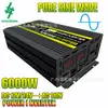 Inversor de onda senoidal pura de 12V a 110V 500W 800W 1000W 1500W 2000W 3000W con pantalla LED