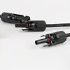 Conector Fotovoltaico Solar MC4 Tipo Y de Quatro Vias Painel de Montagem Paralelo Plugue de Um Ponto Três à Prova d'Água