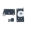 Herrajes Huixinye Rueda para Puerta Corredera de Armario Polea para Puerta Corredera Rueda para Riel de Gabinete Accesorios para Rueda de Puerta Corredera