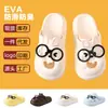 Zuecos Personalizados para Mujer Estilo Nuevo Venta al por Mayor Modernos Lindos Originales DIY Sandalias de Media Tira Cerradas de Punta Gruesa
