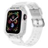 Adequado para Apple Iwatch2345678Ultra Capa Protetora de PC para Relógio com Pulseira de Relógio Integrada, À Prova d'Água e Poeira
