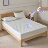 Funda de Cama Impermeable Acolchada Color Sólido Protector de Colchón Totalmente Cerrado Engrosado Antideslizante Impermeable a la Orina a Prueba de Polvo Funda de Colchón Simmons Pieza Única