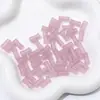 Imitación de Jade Vidrio Agujero Recto Cuentas de Bambú Hecho a Mano DIY Estilo Antiguo Collar Pulsera Accesorios Joyería con Cuentas Semiacabados Cuentas Sueltas