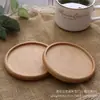 Soporte Creativo de Madera para Taza de Té de Ceremonia del Té Japonesa Almohadilla Aislante de Madera de Haya Almohadilla de Nogal Posavasos para Café Posavasos de Madera