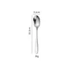 Cuchara de Acero Inoxidable 430 Transfronteriza Vajilla Elegante Patrón Martillado Grieta de Tela Cuchillo Tenedor Cuchara para Bistec Occidental Cuchara de Postre Hotel