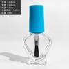 Frasco redondo de esmalte de 5ml10ml15ml frasco quadrado de esmalte Frasco vazio de esmalte engarrafado em vidro transparente agora