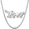 Colgante personalizado vovobaby collar de abuela acero inoxidable Niño Niña muñeco villano collar con nombre