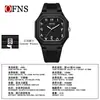 Reloj de Cuarzo Impermeable para Hombre Oufani con Números Árabes Modelo Popular Transfronterizo Simple y de Moda con Calendario Reloj Unisex