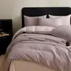 Colección de Ponis Blanco Leche~Juego de Ropa de Cama Bordado de Waffle 100% Algodón, Juego de Sábanas de Algodón Puro, Juego de Tres Piezas para Dormitorio de Estudiante