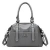 Bolsa Cruzada de Hombro de Cuero Suave Modelo Nuevo 2026 Transfronteriza Gran Capacidad Bolso de Mano Bolsa Tote Patrón Lichi para Mujer Disponible