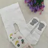 Meias de Dança Infantis Far East 3002 Primavera e Outono Meia-calça Branca com Pé para Meninas Primavera e Verão Prática de Dança