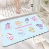 Alfombra Sanrio Linda, Absorbente de Agua, Secado Rápido para Baño, Alfombra de Piso Fácil de Cuidar para Inodoro en Casa y Entrada del Baño