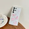 Diseño de Mariposa con Purpurina Adecuado para Funda de Teléfono Samsung S26 Ultra S24Fe Ola S23 Moda A56 Transfronterizo A23