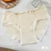 Ropa Interior de Algodón Puro Suave y Cómoda, Calzones con Entrepierna Suave y Transpirable, Calzones de Moda Suaves, Cómodos, Sin Costuras para Mujer, Dulces y Sexy