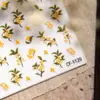 Cyansea Transfronterizos Populares Estilo Ins Frescos y Hermosos Otoño Dorado Osmanthus Estampados Pegatinas para Uñas DIY Pegatinas Decorativas para Teléfono