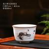 Taza de té grande individual para degustación de té, hecha a mano, pintada a mano, ideal para la oficina, taza de té personal.