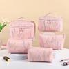 Nova Bolsa de Maquiagem Combinada Portátil para Viagem Bolsa de Maquiagem de Grande Capacidade Bolsa de Armazenamento de Maquiagem Atacado Bolsa de Lavar
