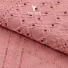 Tecido 180g Fio Prensado Palácio Fechadura Poliéster Elastano Elástico Primavera Verão Recorte Textura Tecido para Vestido Feminino