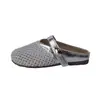 Sapatos Mary Jane importados para comércio exterior, com plataforma para aumentar a altura, em malha vazada, para primavera/verão, sapatos baixos com bico redondo, tira respirável e bico fechado