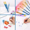 Set de Pinceles para Pintura al Óleo de 10 Piezas Transfronterizo Mango Largo Pincel para Pintura Artística Acuarela Gouache Venta Directa de Fábrica