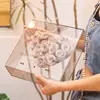 Caja de Regalo Flor Eterna Cd Mismo Amor de Xiaohongshu Regalo de San Valentín para Novia San Valentín Chino Caja de Flores Transparente de Acrílico