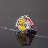 Llavero NBA Lakers 76ers Bulls Clippers Logo del Equipo de Baloncesto Llavero Acrílico Colgante para Mochila al por Mayor