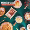 Papel absorbente de grasa para cocina para alimentos fritos, papel de hornear, papel para decorar pasteles, papel de horno para pizza, capacillos redondos específicos para horno