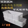 Caja de Plástico Plegable Rectangular Blanca Caja de Cría Caja de Filtro Extra Larga Tanque para Peces y Tortugas Caja Grande de Plástico Venta al por Mayor