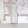 Suministro al por mayor jarrón de vidrio con veta de árbol jarrón de vidrio cortado de tubo recto europeo adornos decorativos jarrón hidropónico