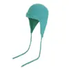Gorro de Lana Tejida para Otoño e Invierno Protección contra el Frío al Aire Libre Calidez Gorro de Lana Estilo Coreano Versátil Moda Gorro con Protección para las Orejas para Mujer