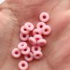 Anillos Tórica de Cordón de Cuero, Accesorios para Pulseras con Anillos Fijos, Anillos Abiertos al por Mayor, Anillos Accesorios para Joyería DIY de Silicona, Anillos de Silicona