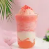 Melocotón Rosa en Cubos Enlatado Guangxi 850g Fruta de Melocotón Instantánea Enlatada Materias Primas Especiales para Horneado Bebida Té con Leche