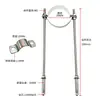 Soporte de Tubería Abrazadera de Tubería de Acero Inoxidable 304 Varilla Roscada de 20 cm Soporte de Tubería de Fijación Ajustable Accesorios para Tuberías Abrazadera de Tubería